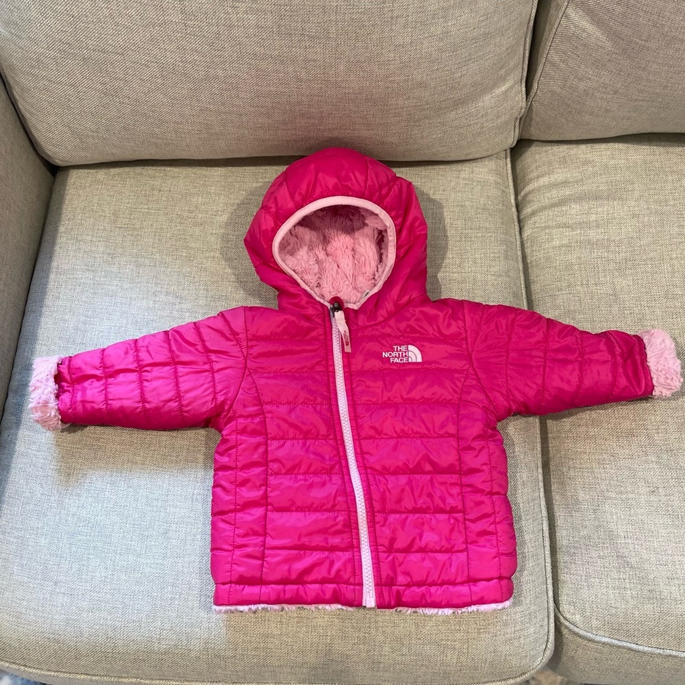 The North Face reversible infant jacket